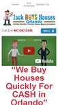 Mobile Screenshot of jackbuyshousesorlando.com